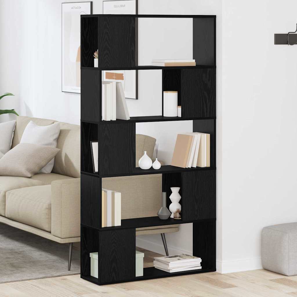 TV spintelių komplektas Juoda 80 x 24 x 156 cm Apdirbta mediena