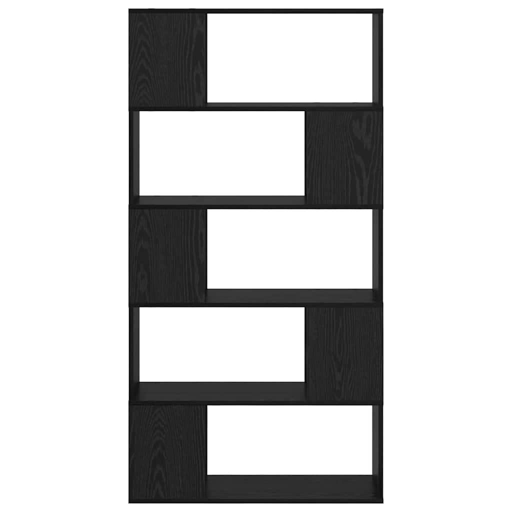 TV spintelių komplektas Juoda 80 x 24 x 156 cm Apdirbta mediena