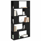 TV spintelių komplektas Juoda 80 x 24 x 156 cm Apdirbta mediena