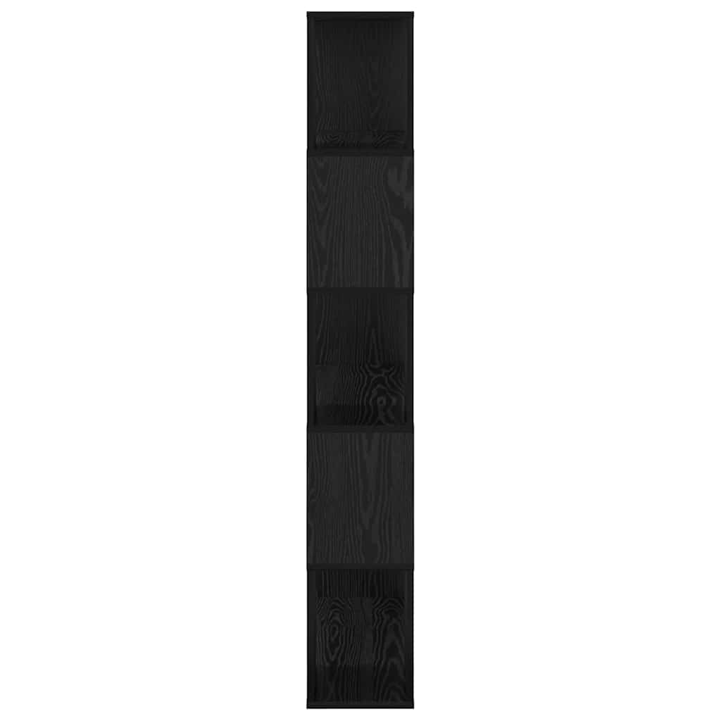 TV spintelių komplektas Juoda 80 x 24 x 156 cm Apdirbta mediena