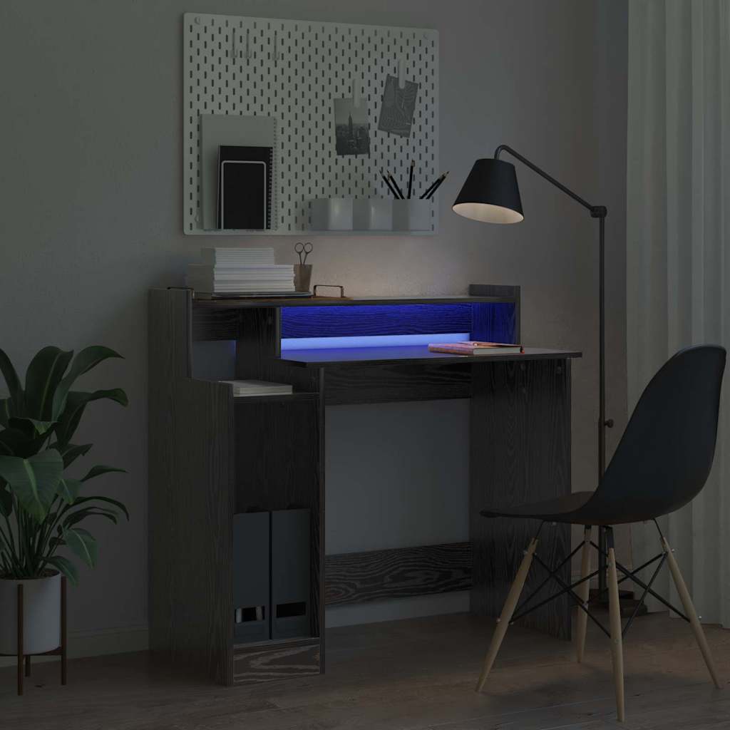 Stalas Juodas ąžuolas 97 x 45 x 90 cm Apdirbta mediena