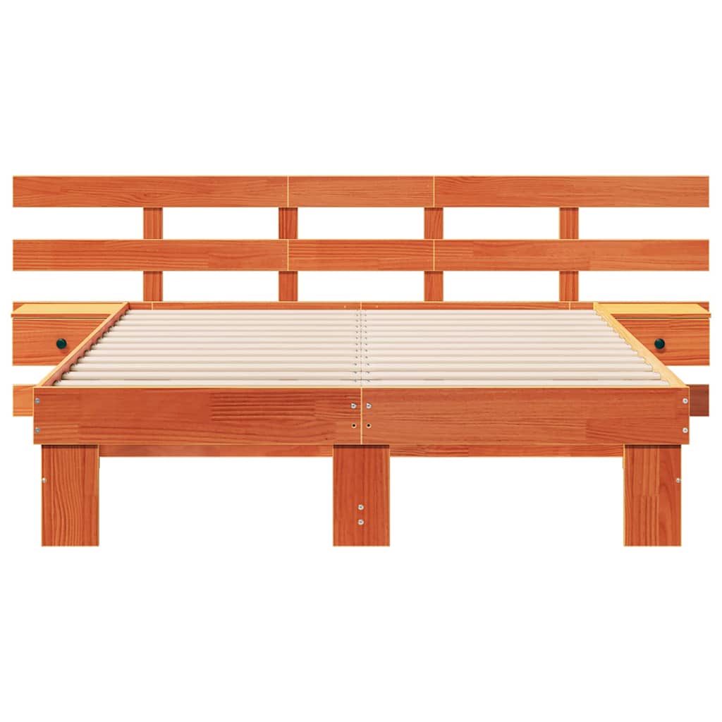 Lovos rėmas Ruda 120 x 190 cm Kietos pušies mediena