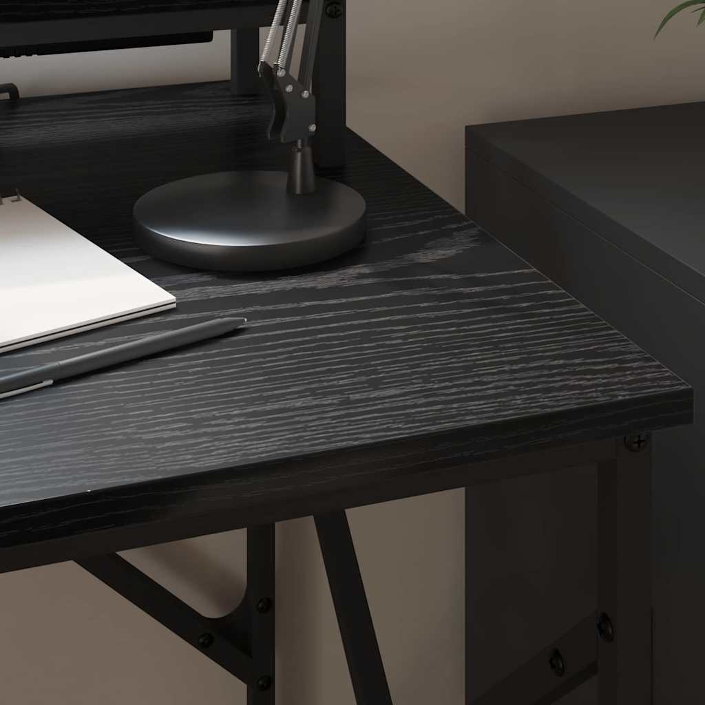 Stalas Juodas ąžuolas 100 x 50 x 86,5 cm Apdirbta mediena