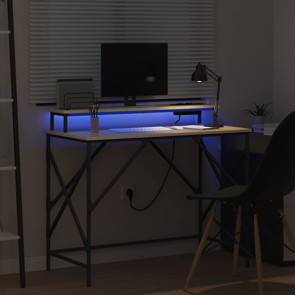 Stalas Sonoma ąžuolas 100 x 50 x 86,5 cm Apdirbta mediena