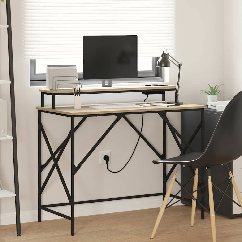 Stalas Sonoma ąžuolas 100 x 50 x 86,5 cm Apdirbta mediena