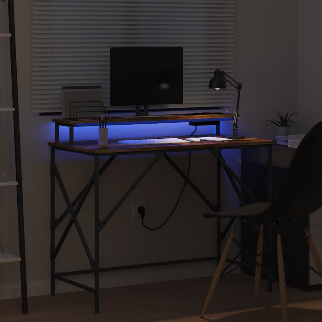 Stalas Rūkyta ąžuolas 100 x 50 x 86,5 cm Apdirbta mediena