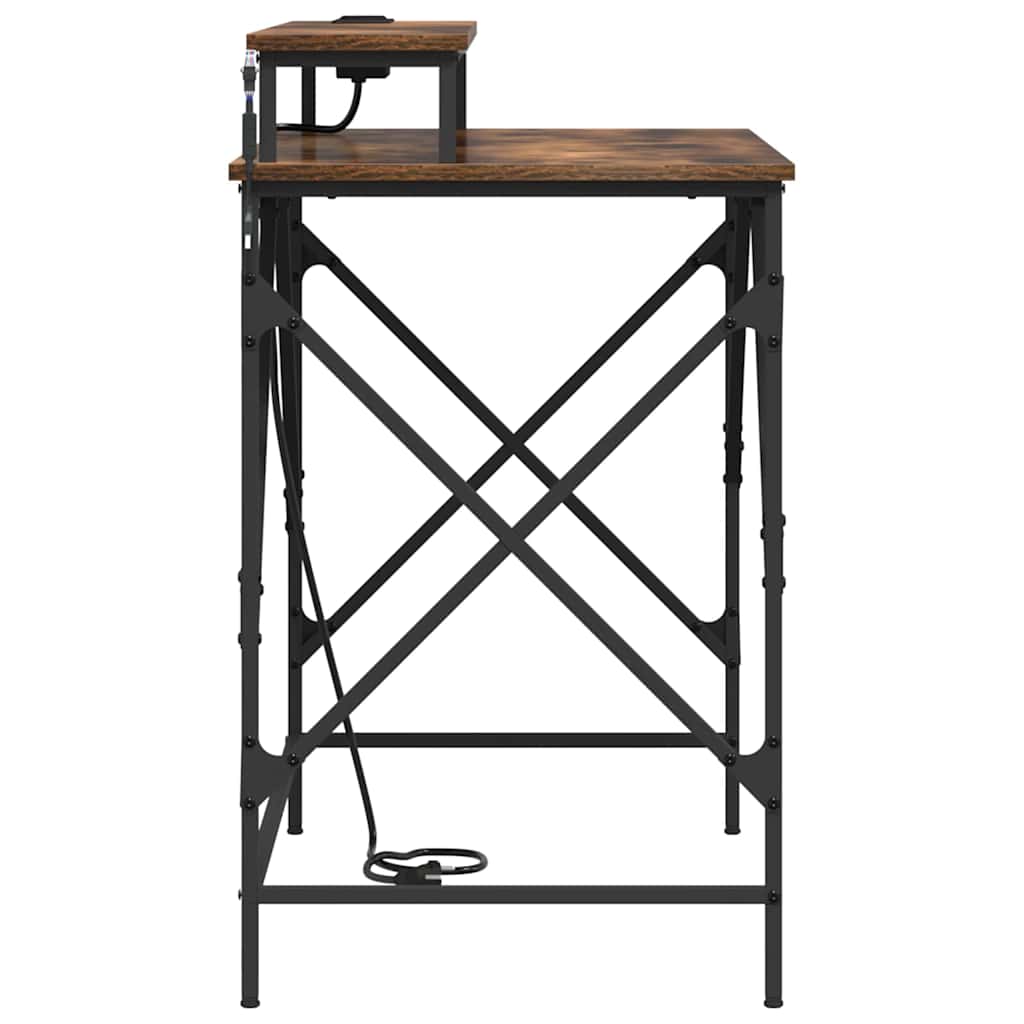 Stalas Rūkyta ąžuolas 100 x 50 x 86,5 cm Apdirbta mediena