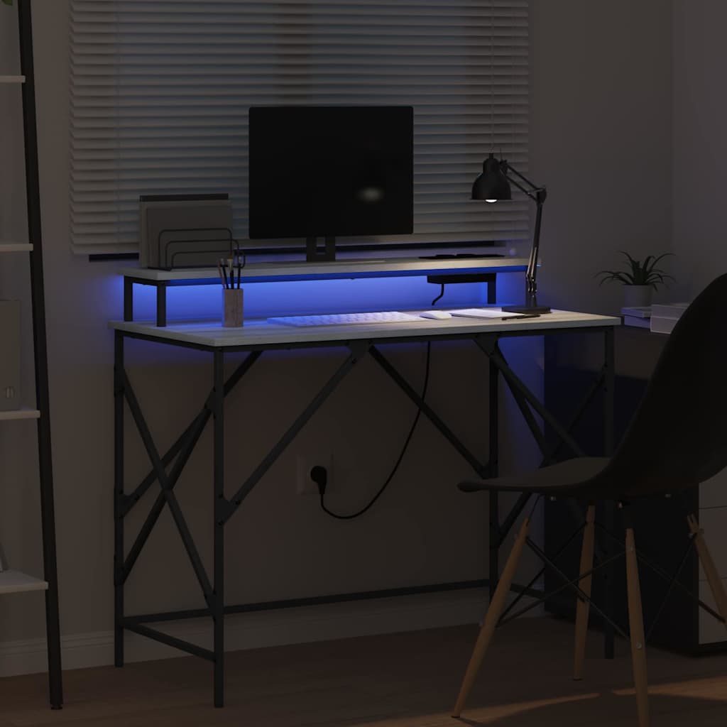 Stalas Pilkas Sonoma 100 x 50 x 86,5 cm Apdirbta mediena