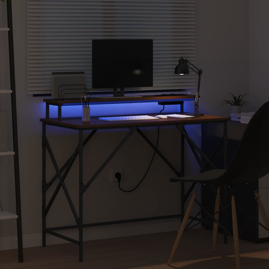 Stalas Rudas ąžuolas 100 x 50 x 86,5 cm Apdirbta mediena