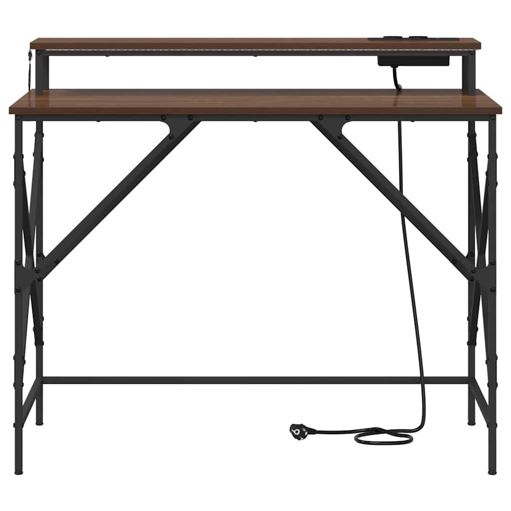 Stalas Rudas ąžuolas 100 x 50 x 86,5 cm Apdirbta mediena