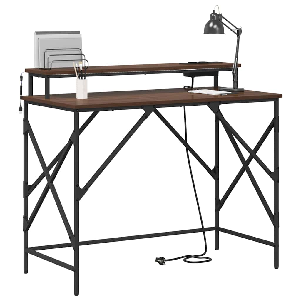 Stalas Rudas ąžuolas 100 x 50 x 86,5 cm Apdirbta mediena