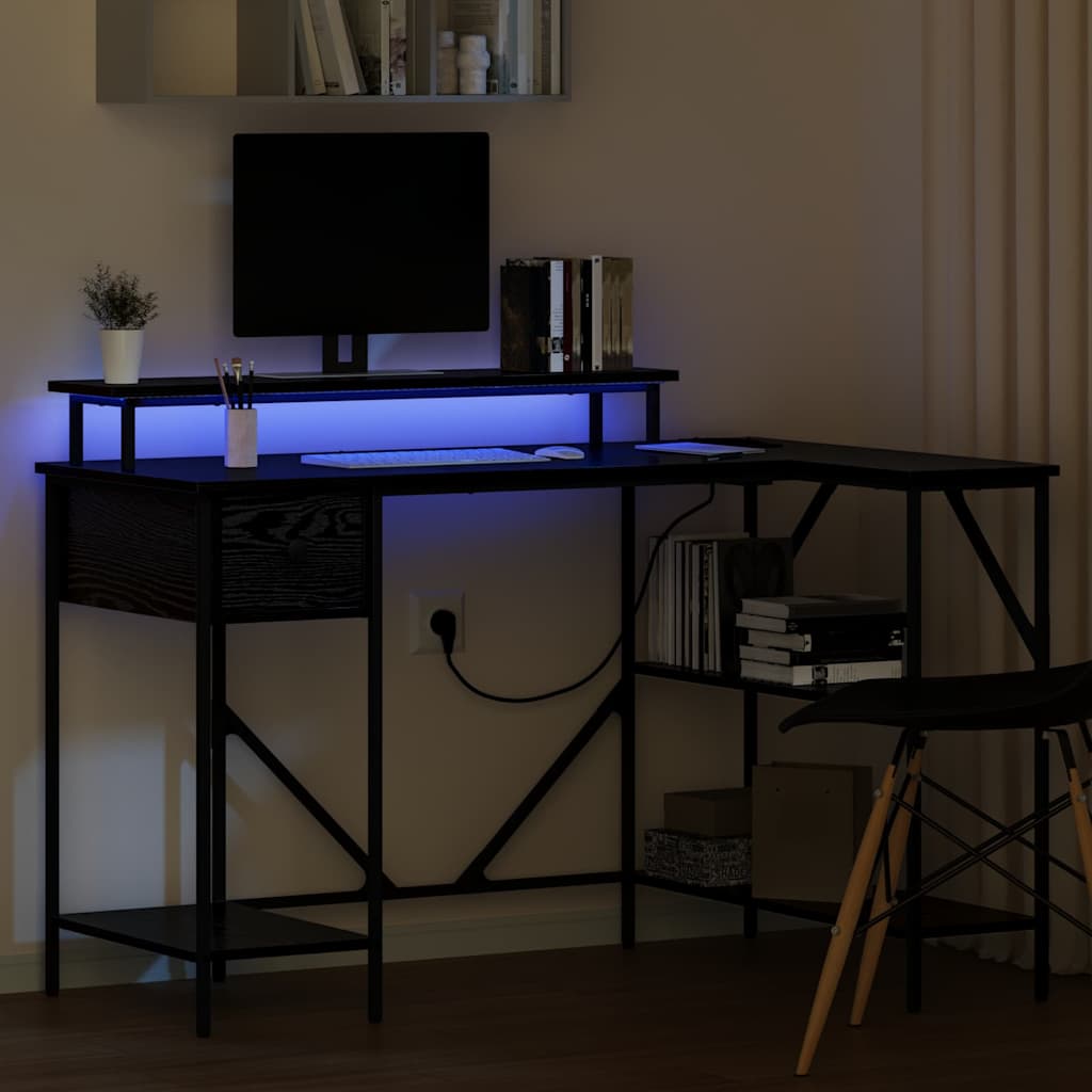 Stalas Juodas ąžuolas 120 x 79 x 86,5 cm Apdirbta mediena