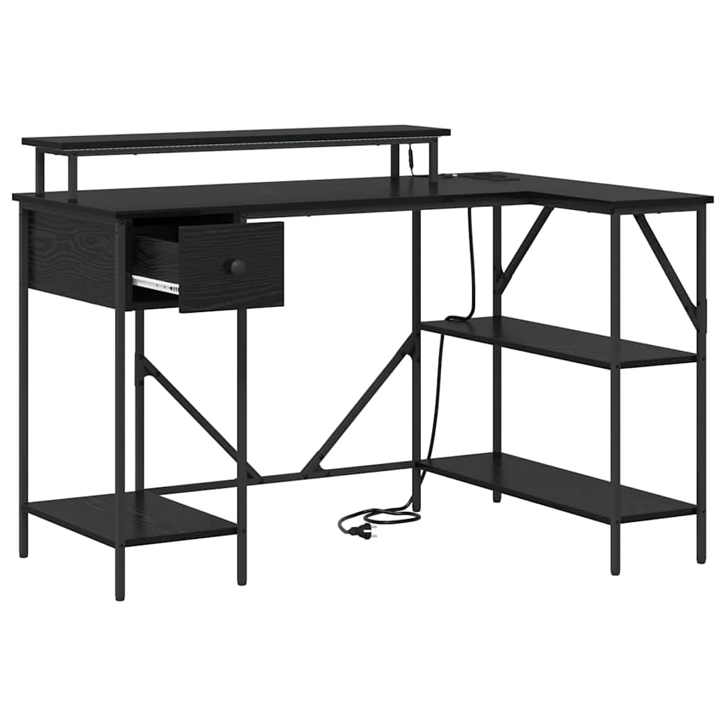 Stalas Juodas ąžuolas 120 x 79 x 86,5 cm Apdirbta mediena