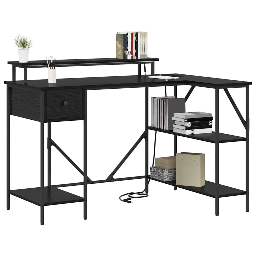 Stalas Juodas ąžuolas 120 x 79 x 86,5 cm Apdirbta mediena