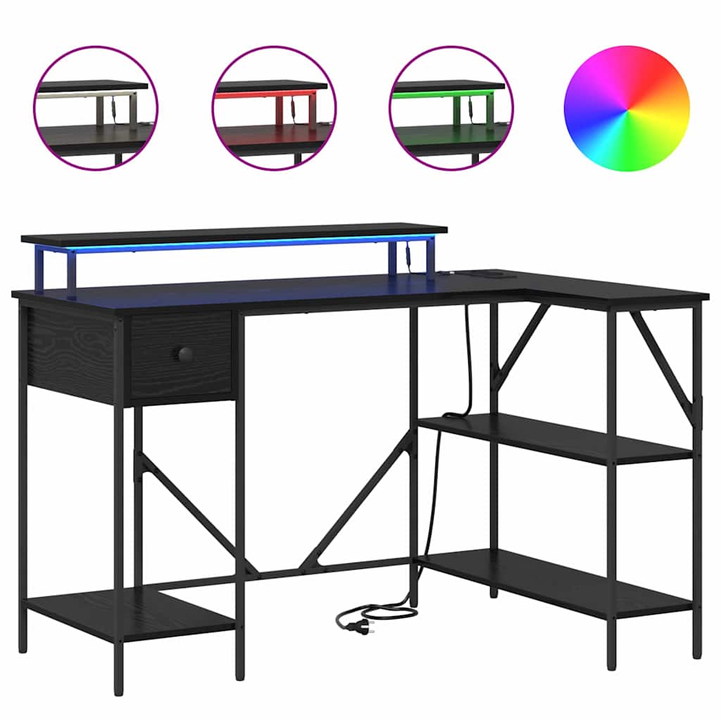 Stalas Juodas ąžuolas 120 x 79 x 86,5 cm Apdirbta mediena