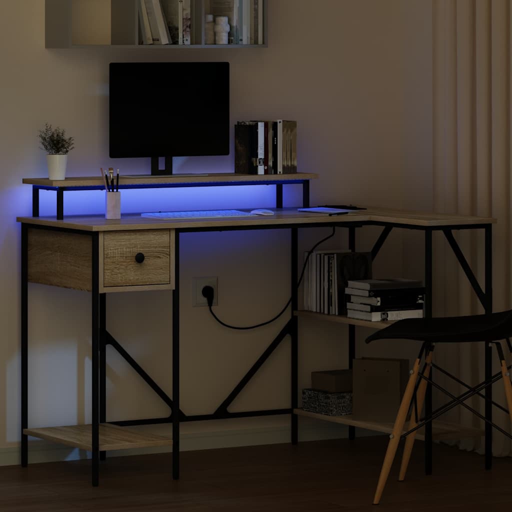 Stalas Sonoma ąžuolas 120 x 79 x 86,5 cm Apdirbta mediena