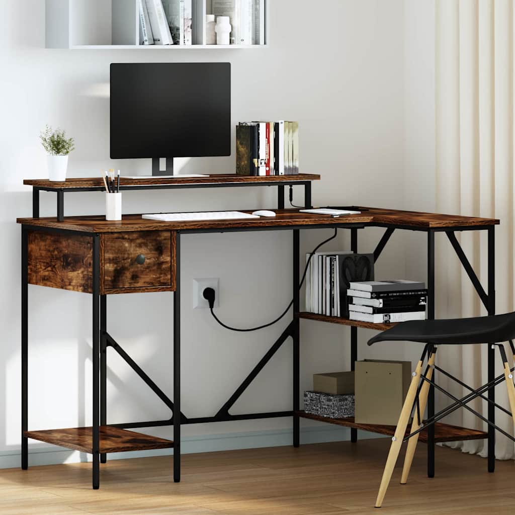 Stalas Rūkyta ąžuolas 120 x 79 x 86,5 cm Apdirbta mediena