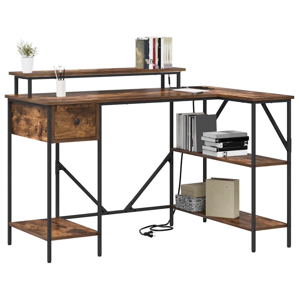 Stalas Rūkyta ąžuolas 120 x 79 x 86,5 cm Apdirbta mediena