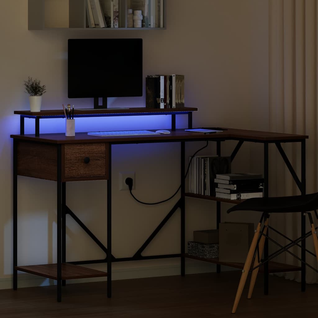 Stalas Rudas ąžuolas 120 x 79 x 86,5 cm Apdirbta mediena