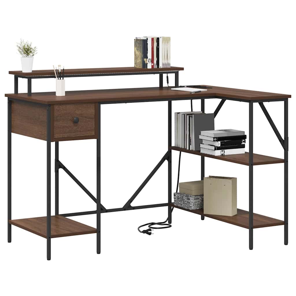 Stalas Rudas ąžuolas 120 x 79 x 86,5 cm Apdirbta mediena