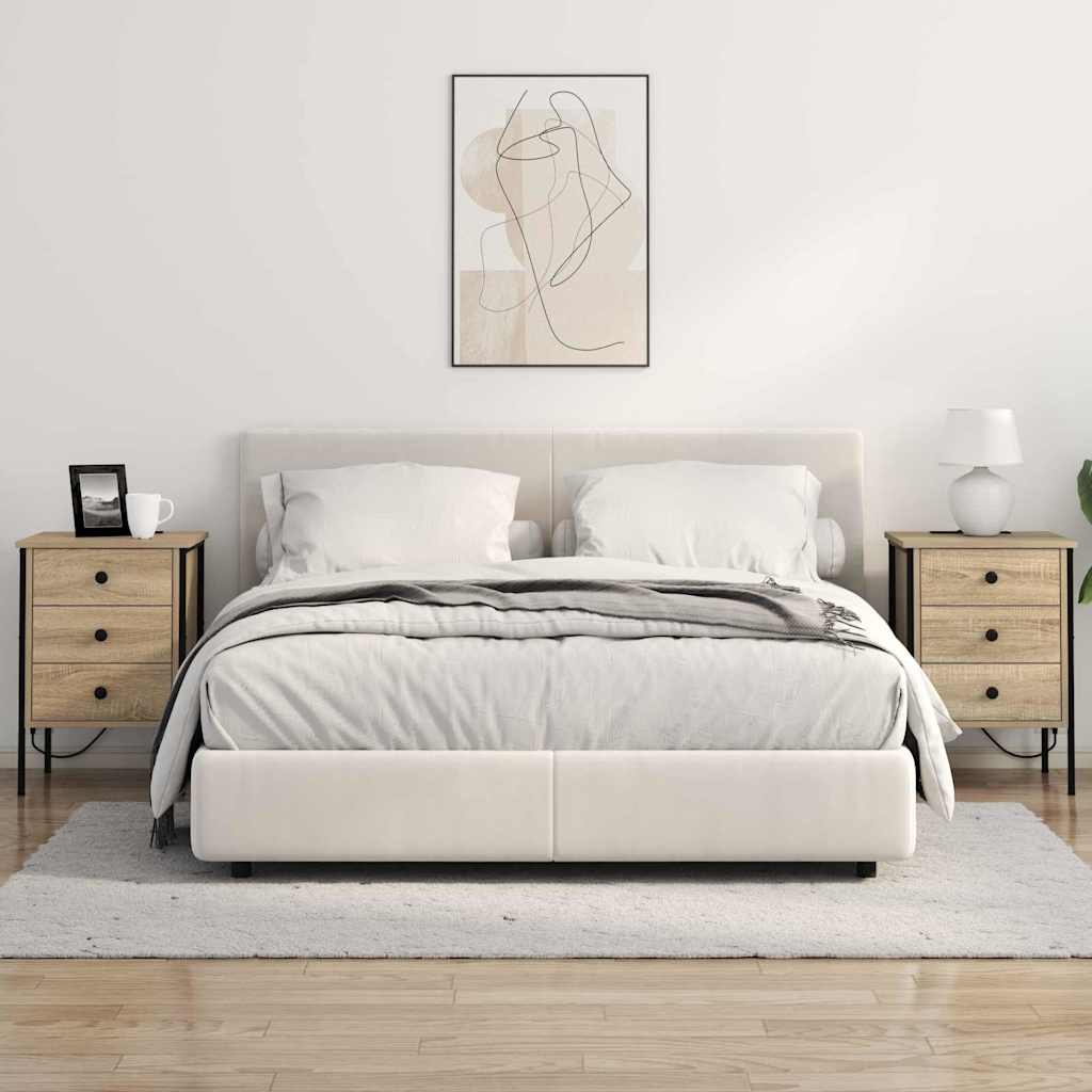 Šalia lovos spintelė 2 pcs Sonoma ąžuolas 42 x 41 x 61 cm