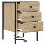 Šalia lovos spintelė 2 pcs Sonoma ąžuolas 42 x 41 x 61 cm