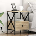 Šalia lovos spintelė Sonoma ąžuolas 41.5 x 40.5 x 55 cm