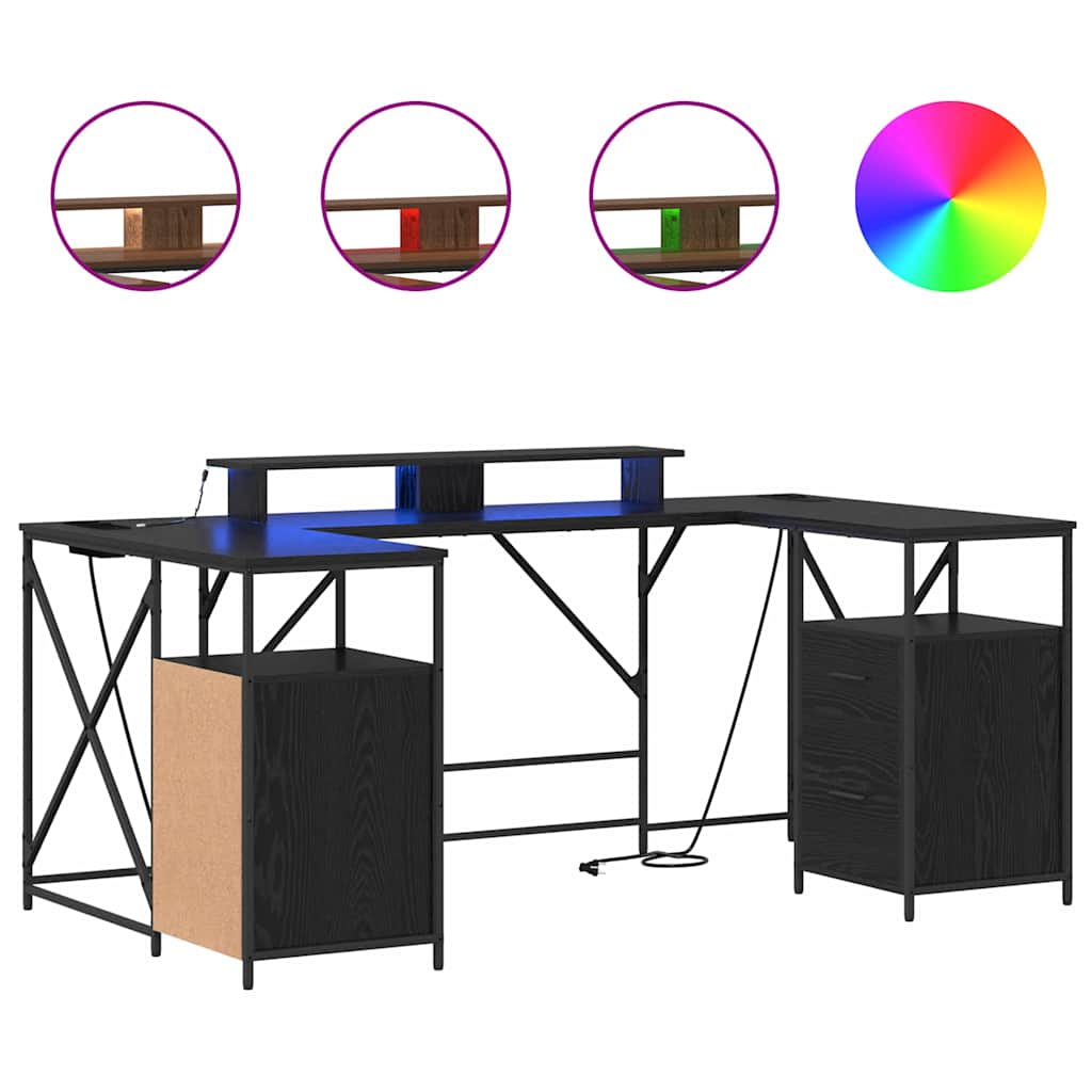 Stalas Juodas ąžuolas 182 x 101 x 87,5 cm Apdirbta mediena