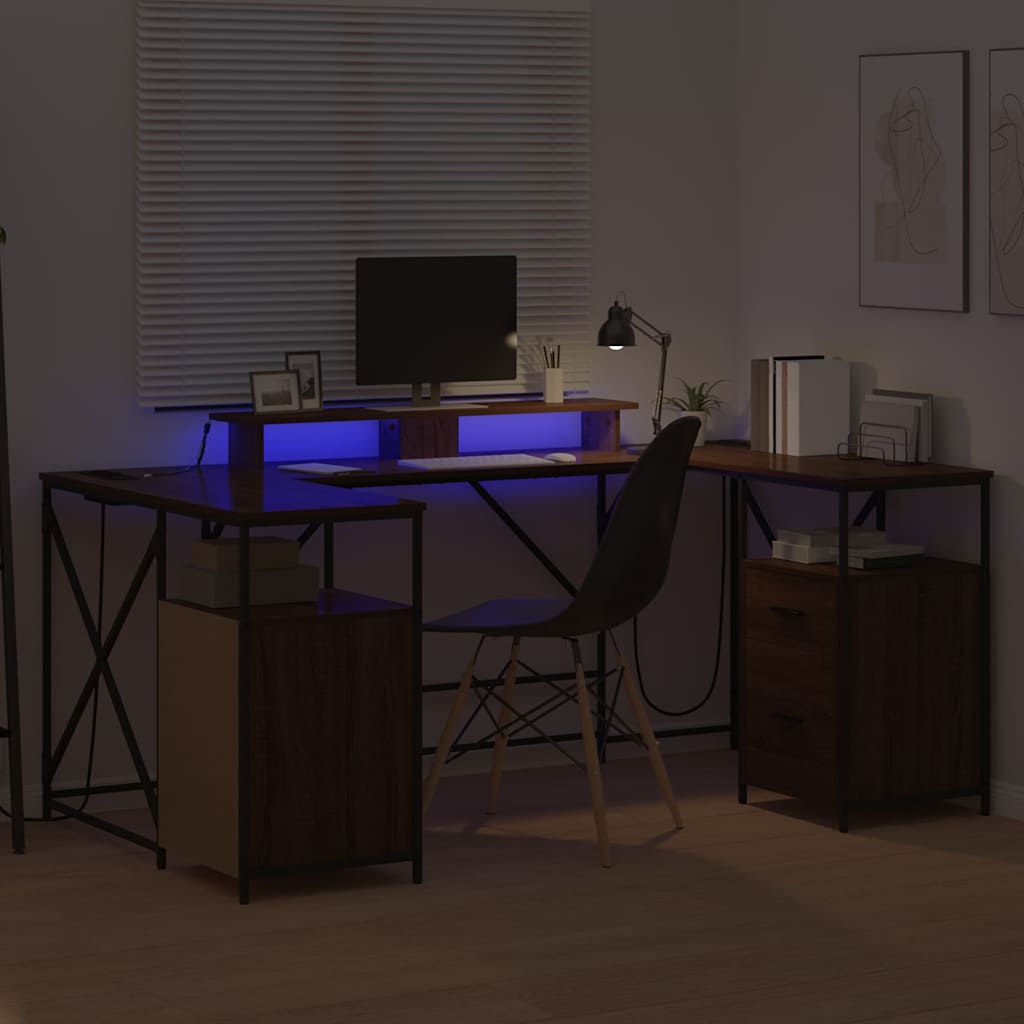 Stalas Rudas ąžuolas 182 x 101 x 87,5 cm Apdirbta mediena