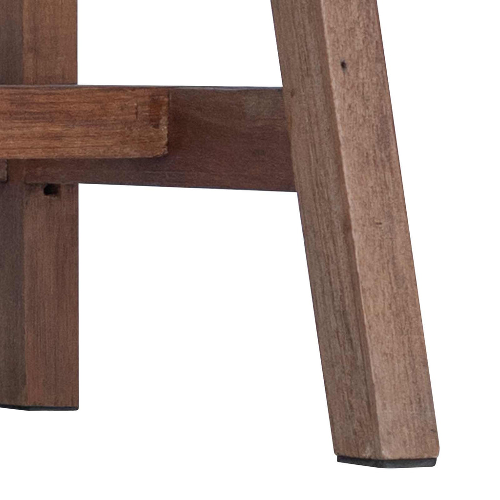 Stalas Ruda 90 x 50 x 103 cm Kietas atkurtas medis