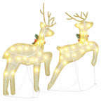 LED elniai 2 pcs Šilta balta audinys
