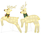 LED elniai 2 pcs Šilta balta audinys