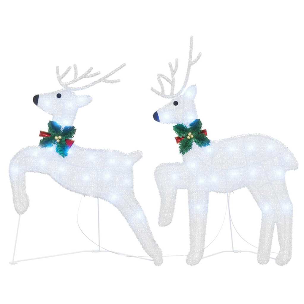 LED elniai 2 pcs Šaltai balta audinys