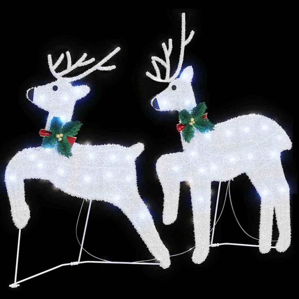 LED elniai 2 pcs Šaltai balta audinys