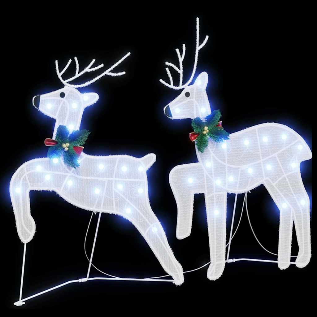 LED elniai 2 pcs Šaltai balta audinys