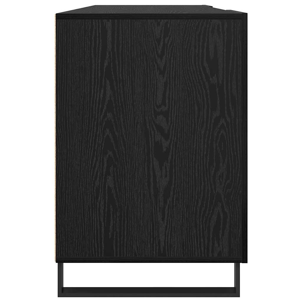 Stalas juoda ąžuolo 140 x 50 x 75 cm Apdirbta mediena