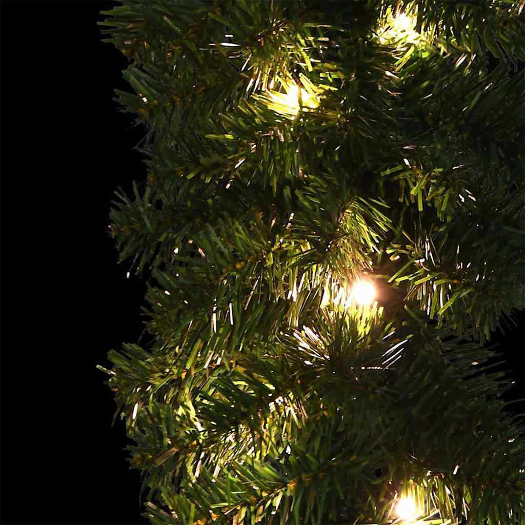 Kalėdinė girlanda su 600 LED 2 pcs Žalia PVC
