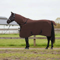 Arklių antklodė Pilnas Tamsiai Rudas 135 cm Poliesteris