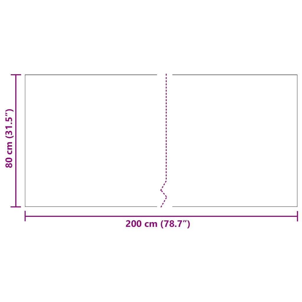 Kilimėlio bėgimo kilimas Šviesiai pilka 80 x 200 cm audinys
