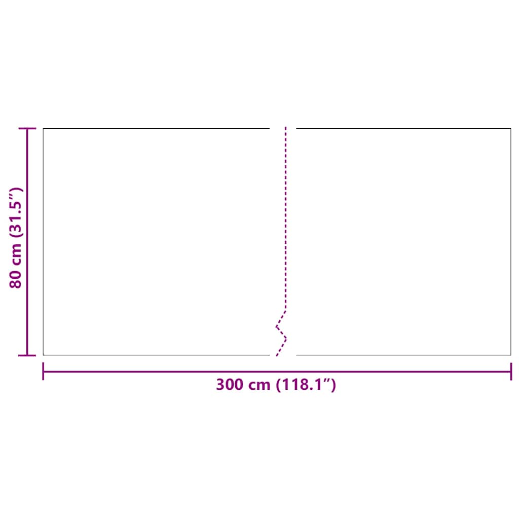 Kilimėlio bėgimo kilimas Šviesiai pilka 80 x 300 cm audinys