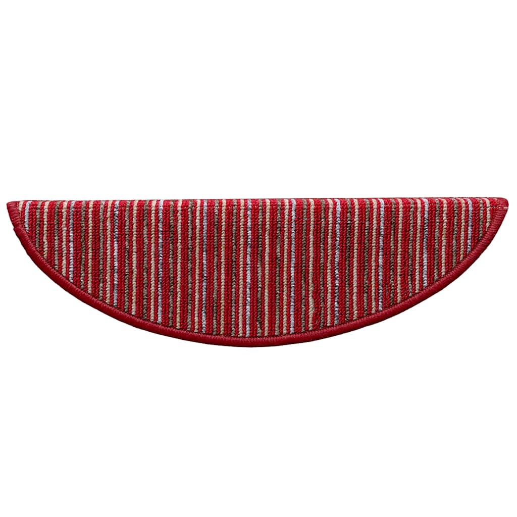 Savaime prilipantys laiptų kilimėliai 15 pcs Raudona