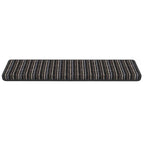Savaime prilipantys laiptų kilimėliai 15 pcs Antracitas