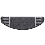 Savaime prilipantys laiptų kilimėliai 15 pcs Antracitas