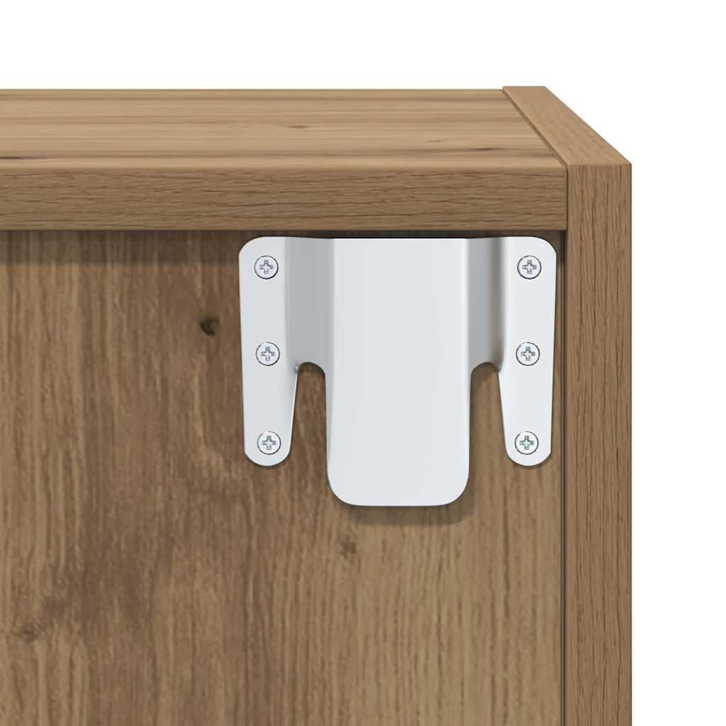 TV spintelės komplektas 2 pcs Amatininkų ąžuolas