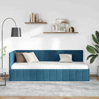 Kampinė lovos konstrukcija 80 cm x 200 cm Aksomas