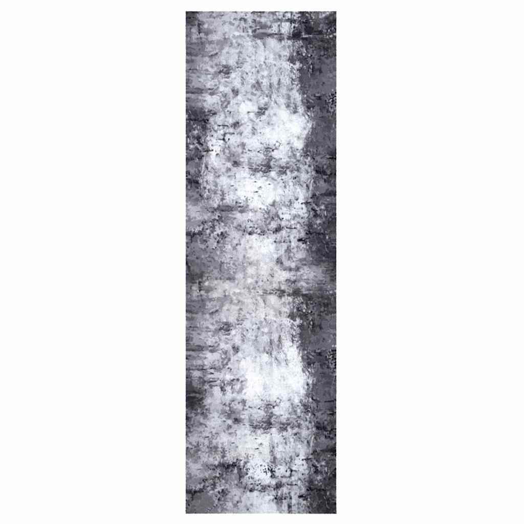 Virtuvės kilimas Pilka 150 x 45 cm Aksomas