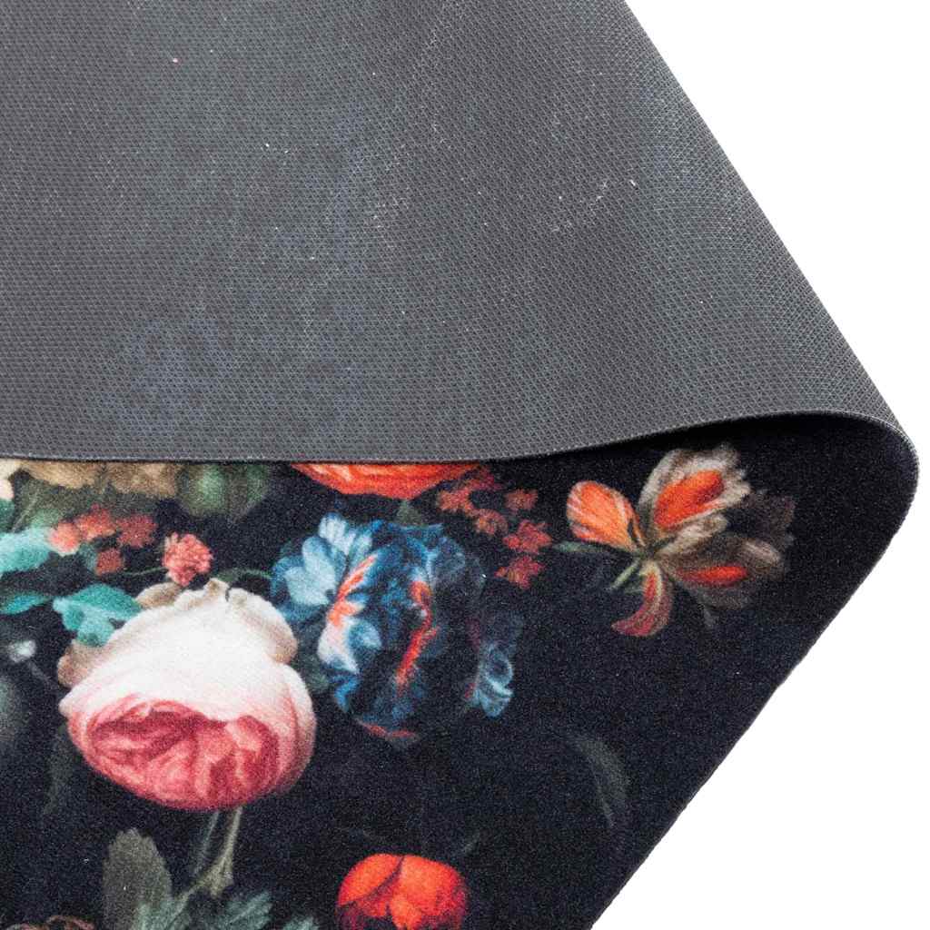 Virtuvės kilimas Juoda 300 x 60 cm Aksomas