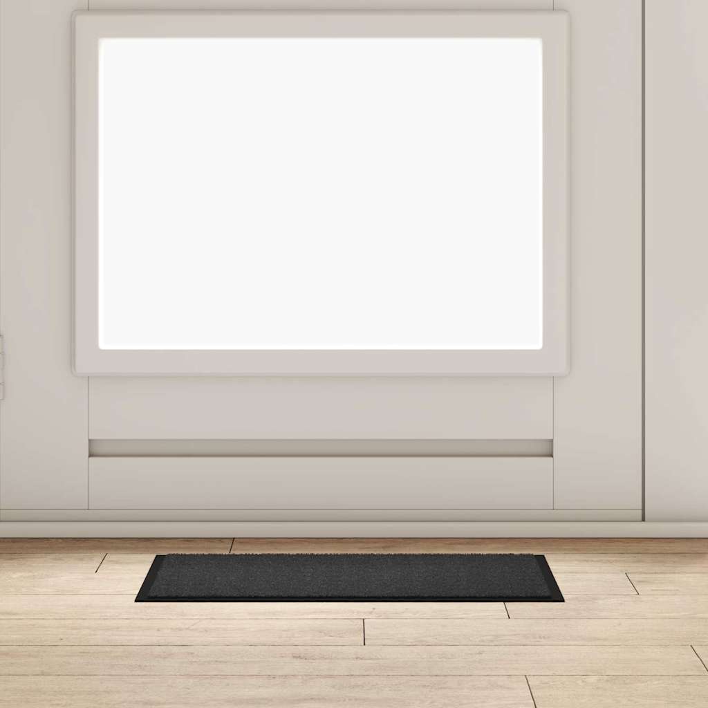 Durų kilimėlis Antracitas 60 x 40 x 1.2 cm Teddy Audinys