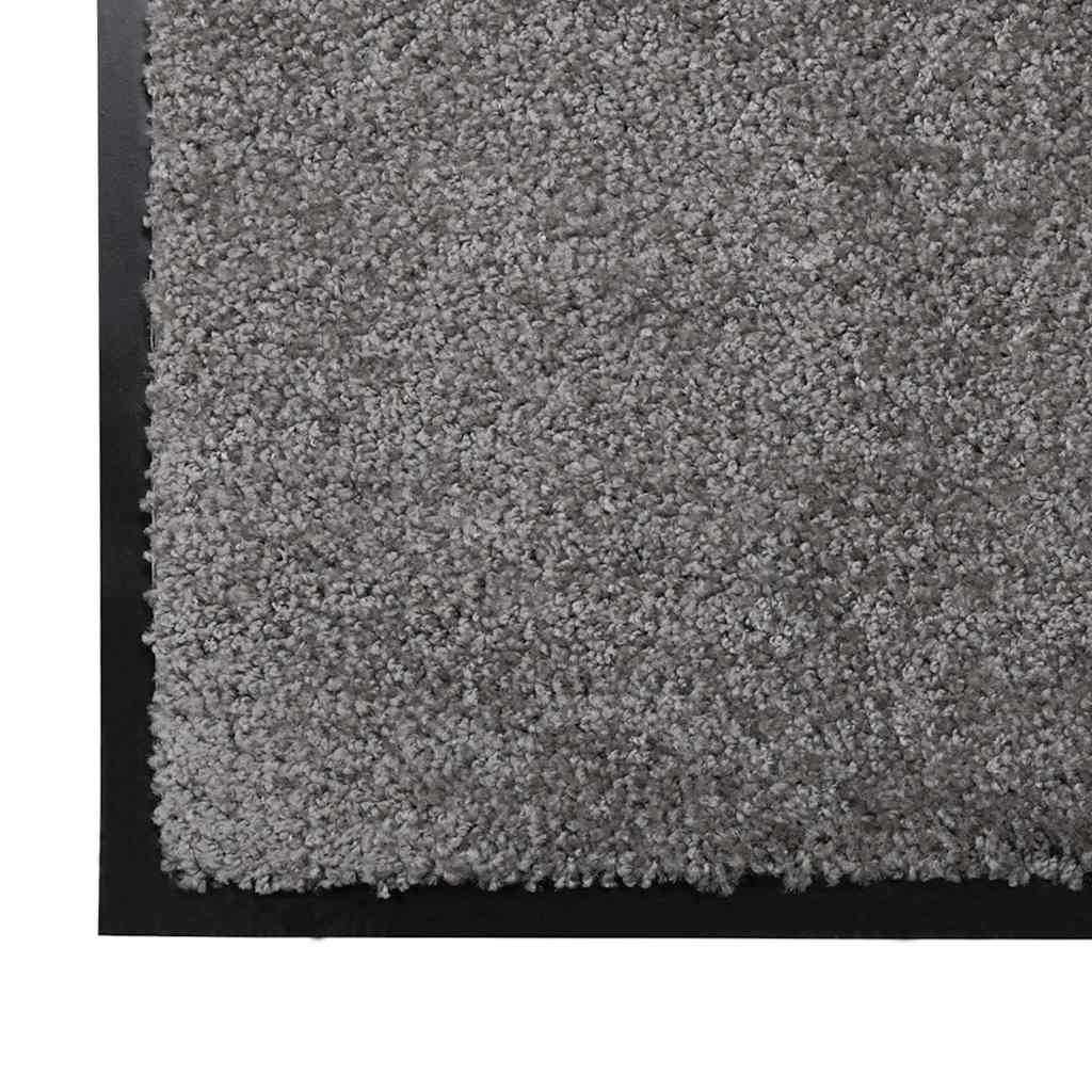 Durų kilimėlis Šviesiai pilka 60 x 40 x 1.2 cm Teddy Audinys