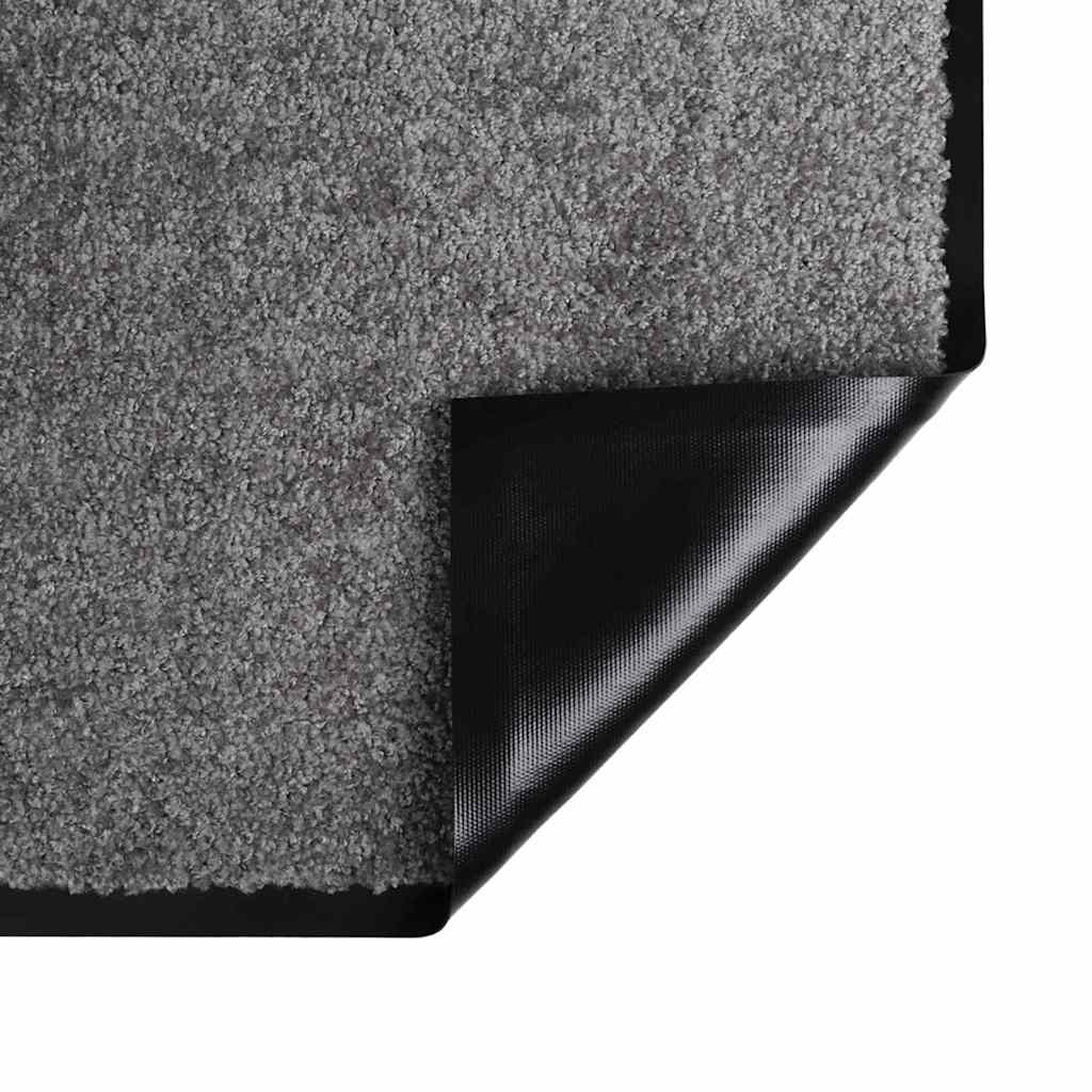 Durų kilimėlis Šviesiai pilka 60 x 40 x 1.2 cm Teddy Audinys